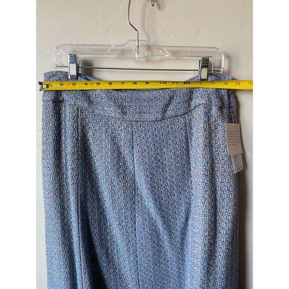 NWT Pendleton Blue Tweed Silk Blend Midi Skirt- Size 12 - Picture 8 of 14